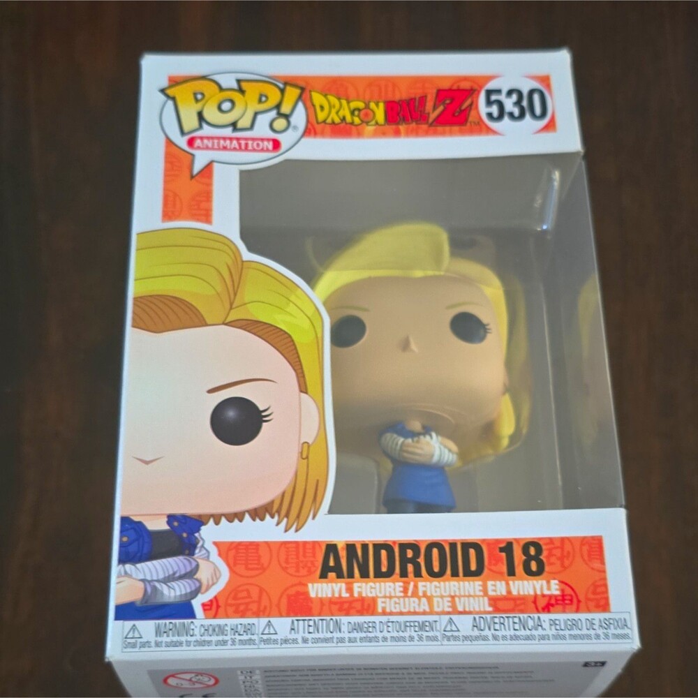 Funko Pop! Vinyl: Dragon Ball Z - Android 18 (Animation) Vinyl Figure #530